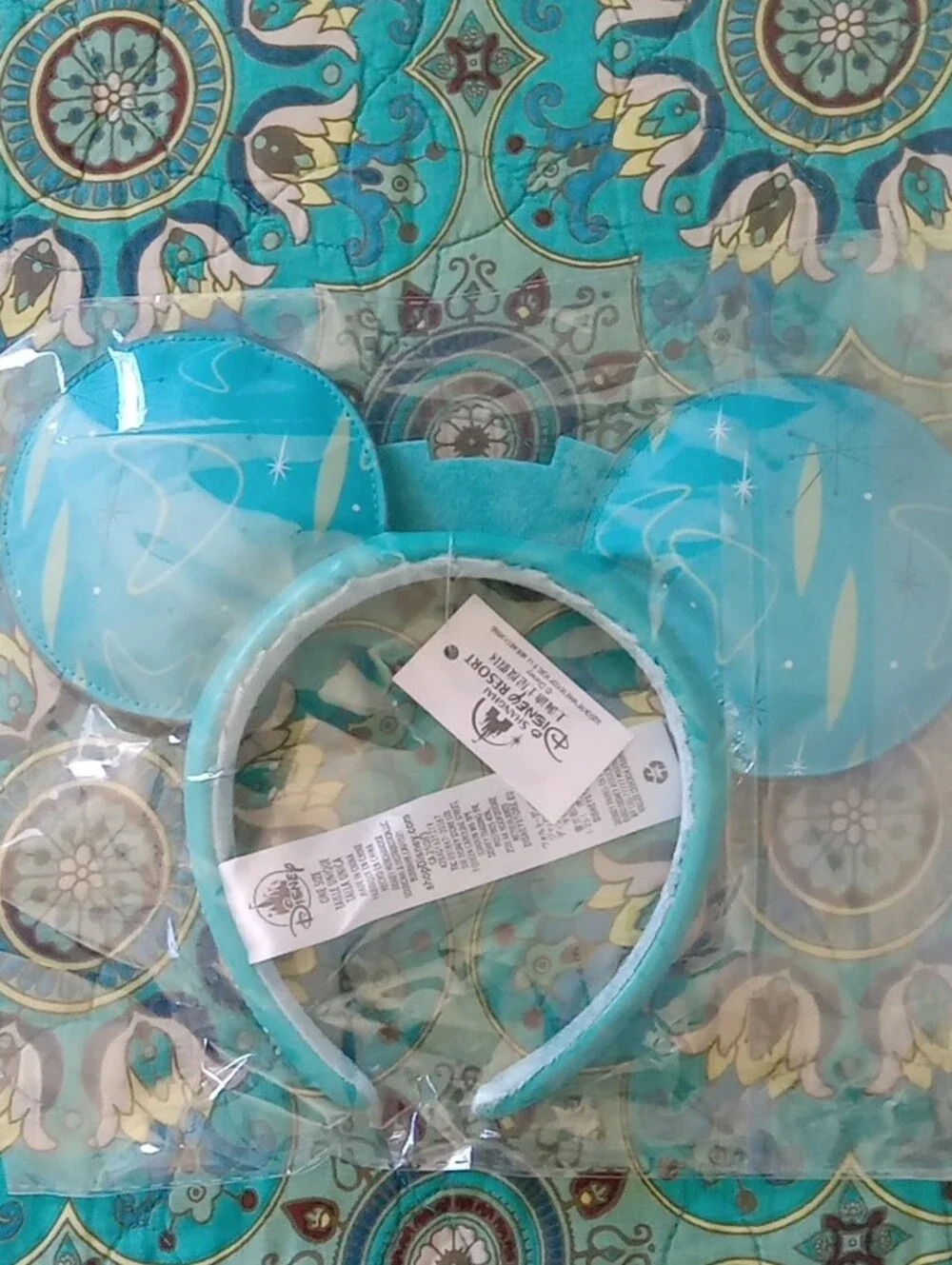 Disney bright turquoise